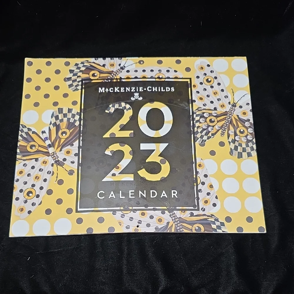 MacKenzie-Childs Yellow and Black 2023 Calendar